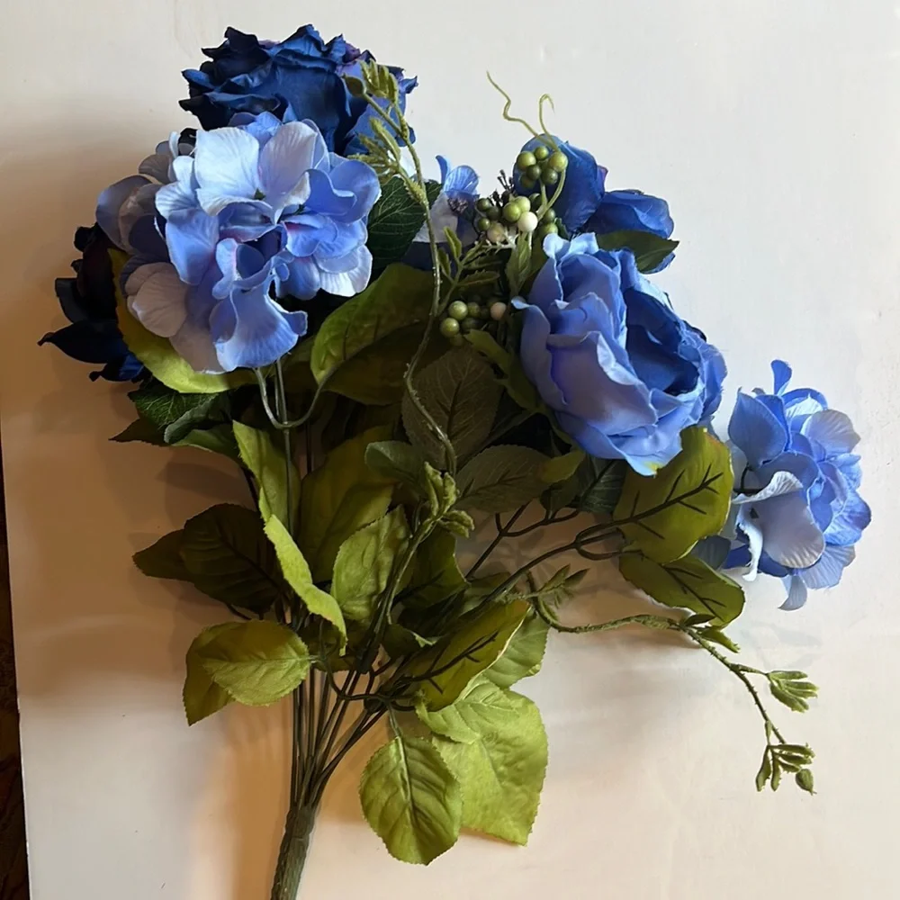 Blue floral bouquet
